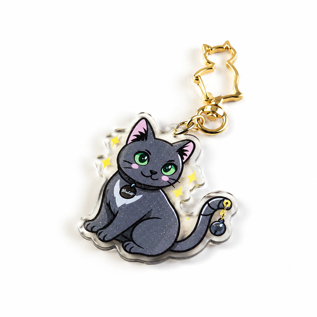 BlueBell Epoxy Keychain