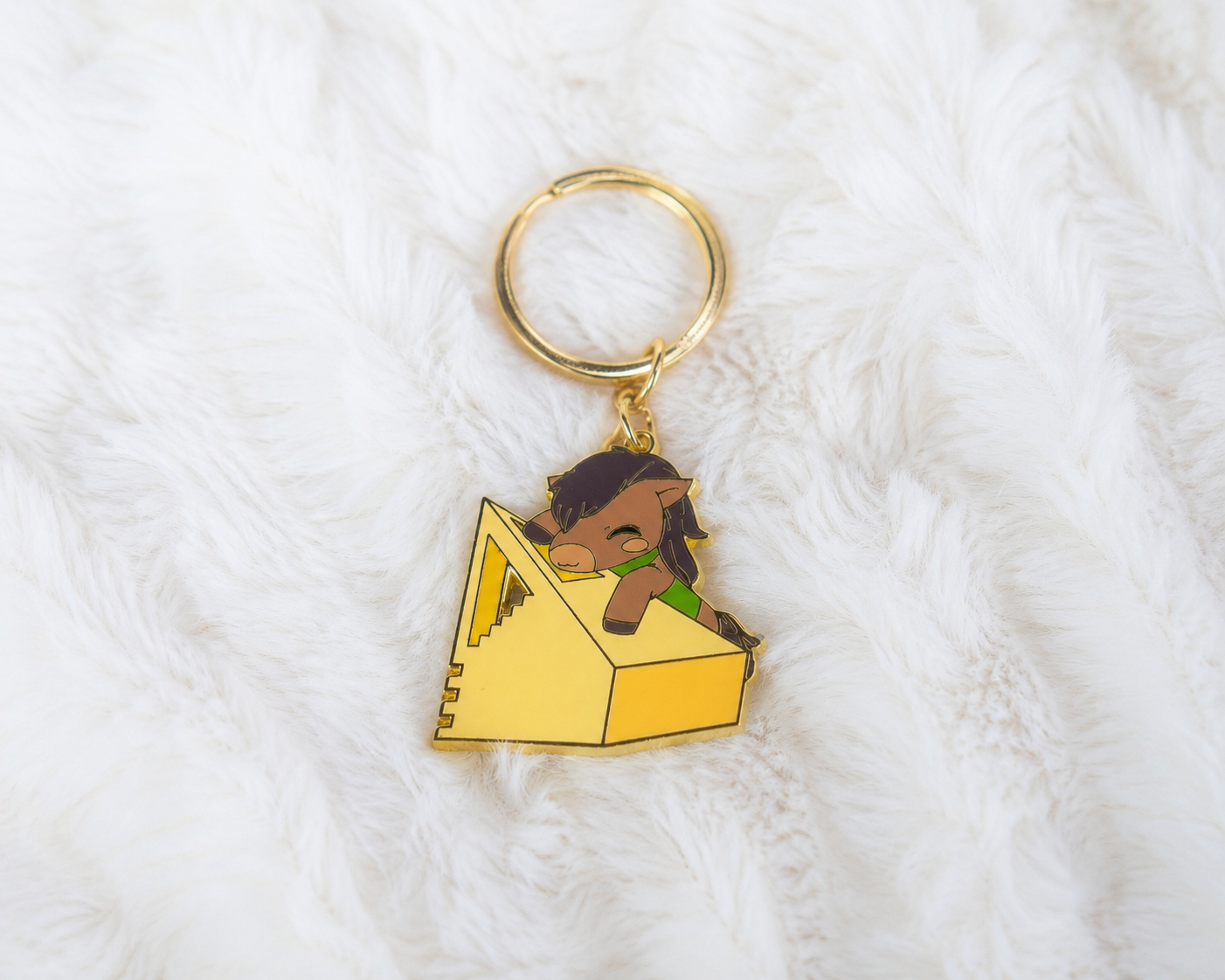 Billy CLA Hard Enamel Keychain | CPP | Cal Poly Pomona